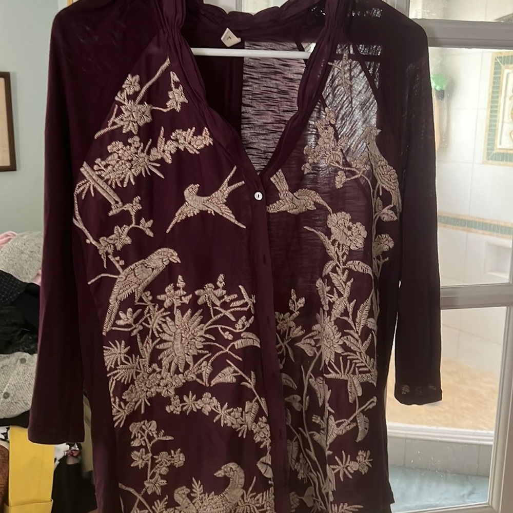 Anthropologie TINY Blouse Size L